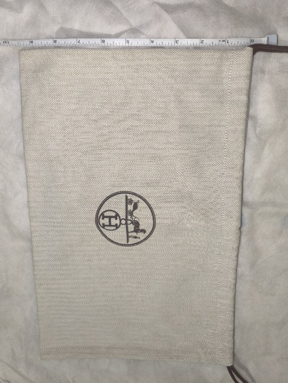 Hermes Drawing Dust Bag MEDIUM - Picture 13 of 13